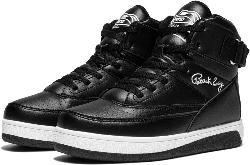 Ewing Store Patrick Athletics Kids Grade-School 33 HI Rebound Black/White 3RBE001-113 - Image 2